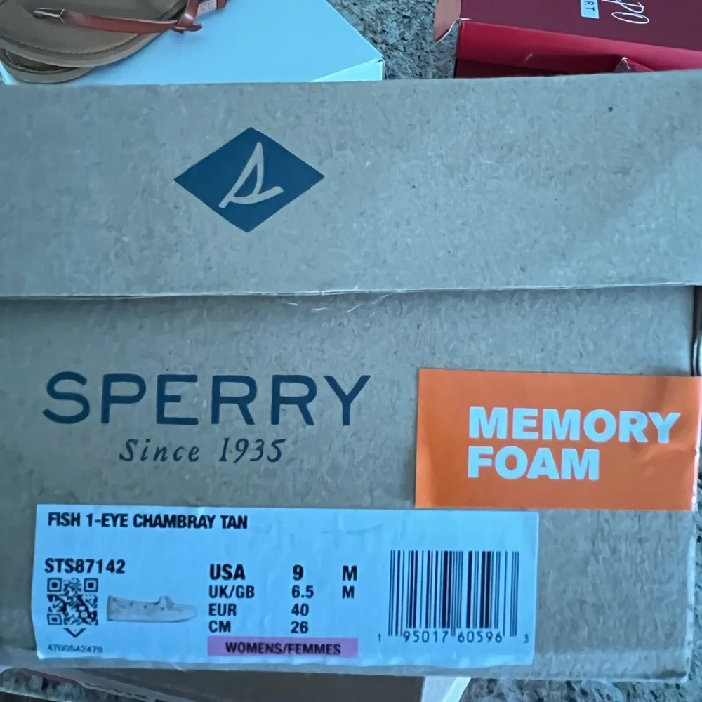 Sperry Kids' Light Gray Moccasins - Picture 3 of 3